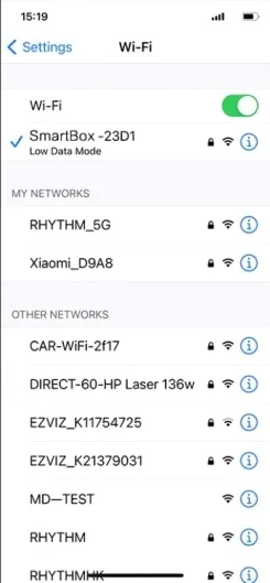 Connectez-vous au Wi‑Fi